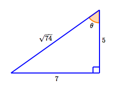 a right triangle trigonometry problem