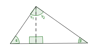 a right triangle