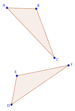 congruent triangles