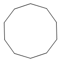 a regular decagon