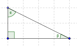 a right triangle