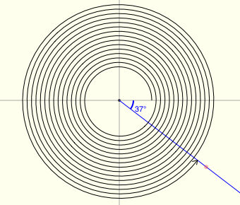 a reference angle