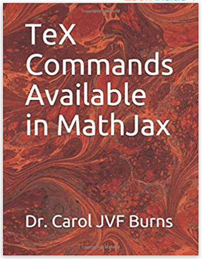 Tex Commands Available In Mathjax